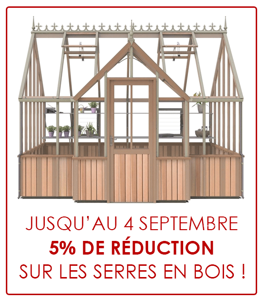 serres en bois promo